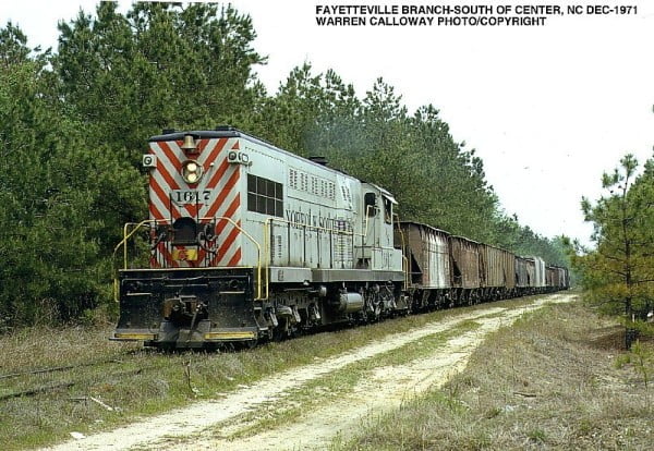 Baldwin AS-416 1617, South of Center, NC on the Fayetteville Branch