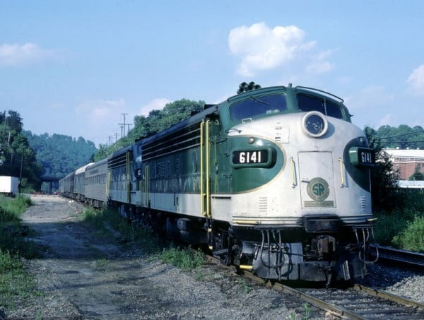 Inspection train at Appalachia