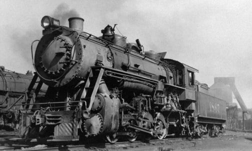 SR 0-8-0 #1867 at Asheville, NC