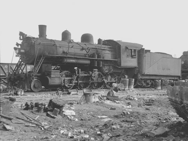 SR 2-8-0 #463 at Hayne Shops