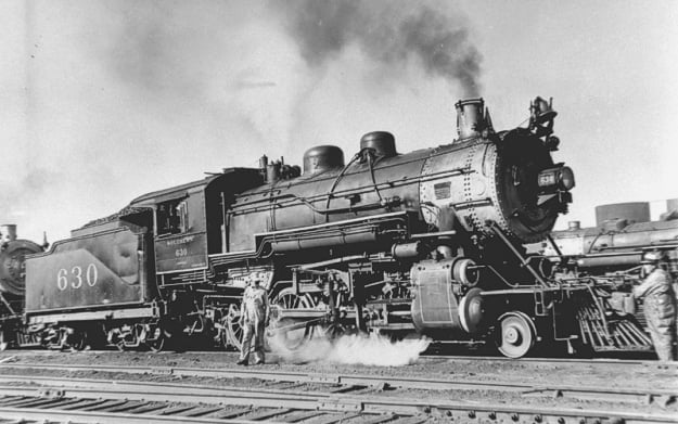 SR 2-8-0 #630 Ks-1 at Asheville, NC