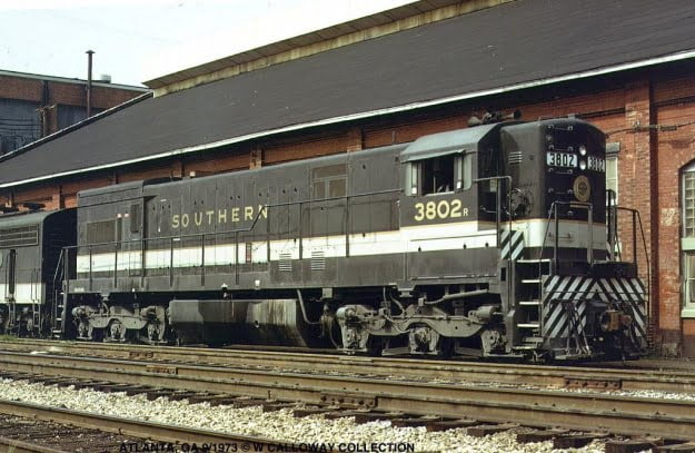 Southern U30C 3802 at Atlanta, GA